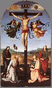 RAFFAELLO Sanzio Crucifixion (Citt di Castello Altarpiece) g oil painting on canvas